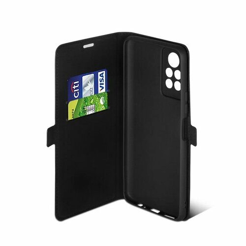 Чехол-книжка Infinix Note 11 Pro черный горизонтальный DF - 2
