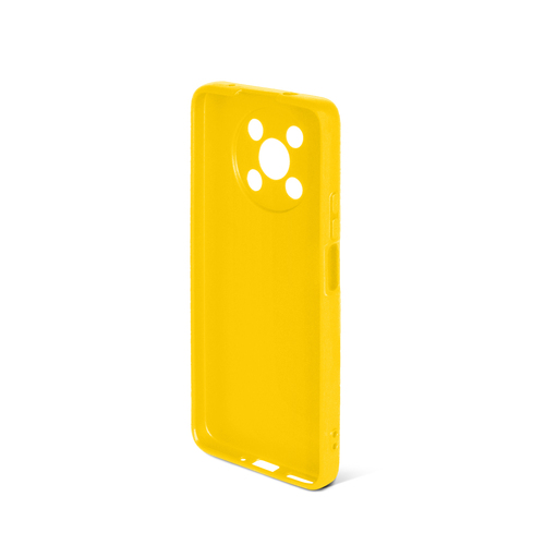Накладка Huawei Nova Y90 желтый матовый силикон DF Однотонный - 2