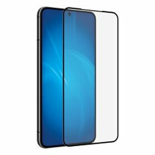 Защитное стекло Vivo T1 черный FullGlue RedLine