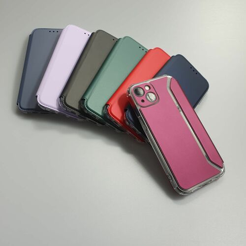 Чехол-книжка Huawei Nova Y70/Y70 Plus темно-синий горизонтальный с защитой камеры Fashion Case