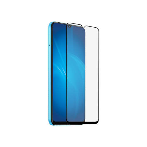 Защитное стекло Tecno Spark 9 Pro черный FullGlue DF - 2