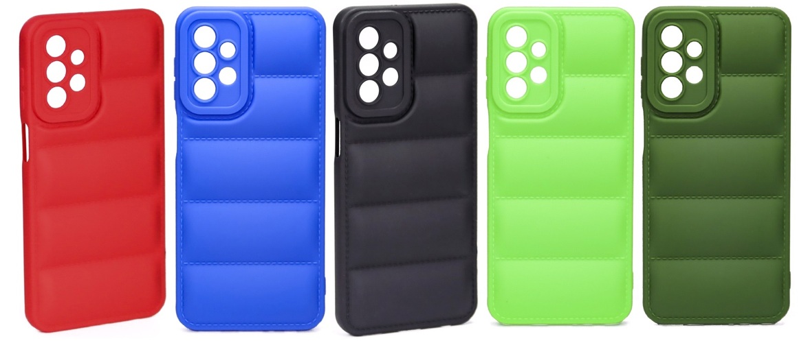 Накладка Realme C31 красный объемный с защитой камеры силикон DF Однотонный