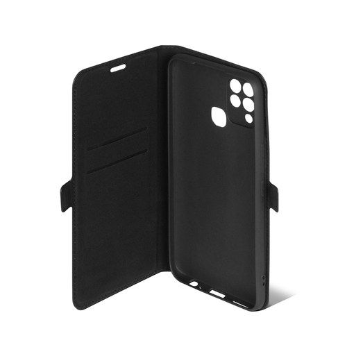 Чехол-книжка Infinix Hot 11 черный горизонтальный DF - 2