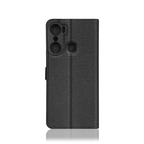 Чехол-книжка Infinix Hot 12 Pro черный горизонтальный DF - 2