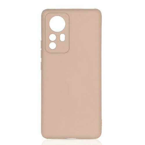 Накладка Xiaomi 12 Lite бежевый Silicone Case Full без лого