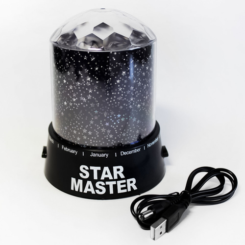 Светильник ночник NCH-015 проектор звездное небо встроенный аккумулятор