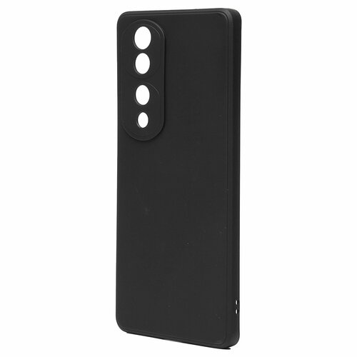 Накладка Huawei Honor 70 Pro черный Silicone Case Full без лого - 2