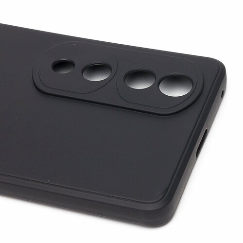 Накладка Huawei Honor 70 Pro черный Silicone Case Full без лого - 4