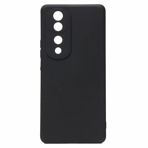 Накладка Huawei Honor 70 Pro черный Silicone Case Full без лого