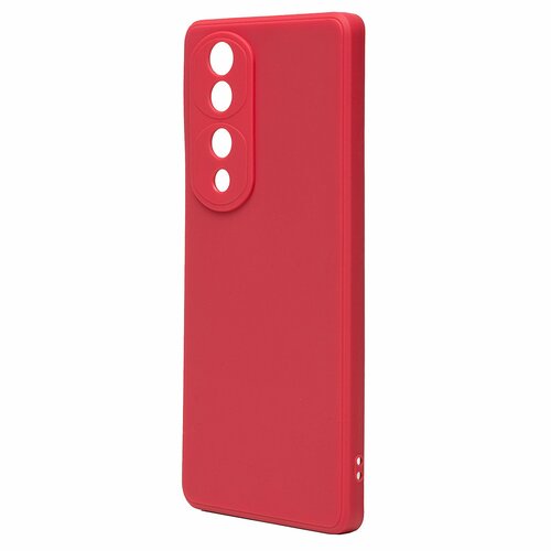 Накладка Huawei Honor 70 Pro бордовый Silicone Case Full без лого - 2