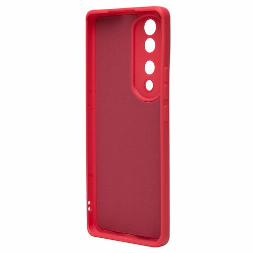 Накладка Huawei Honor 70 Pro бордовый Silicone Case Full без лого - 3