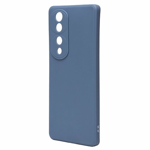 Накладка Huawei Honor 70 Pro серый Silicone Case Full без лого - 2