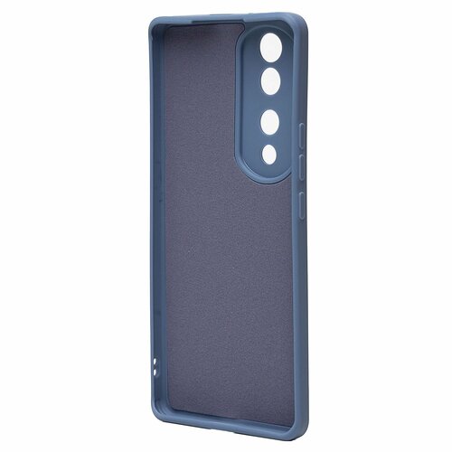 Накладка Huawei Honor 70 Pro серый Silicone Case Full без лого - 3