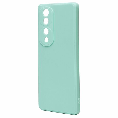 Накладка Huawei Honor 70 Pro мятный Silicone Case Full без лого - 2