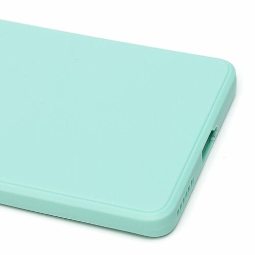 Накладка Huawei Honor 70 Pro мятный Silicone Case Full без лого - 5
