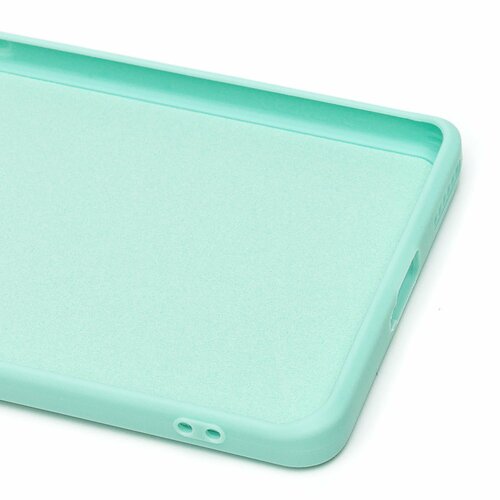 Накладка Huawei Honor 70 Pro мятный Silicone Case Full без лого - 6