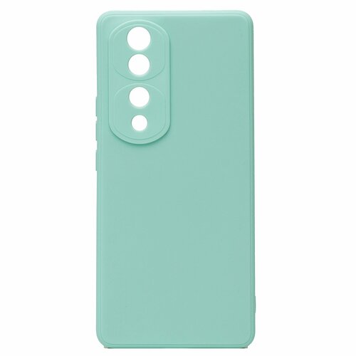 Накладка Huawei Honor 70 Pro мятный Silicone Case Full без лого
