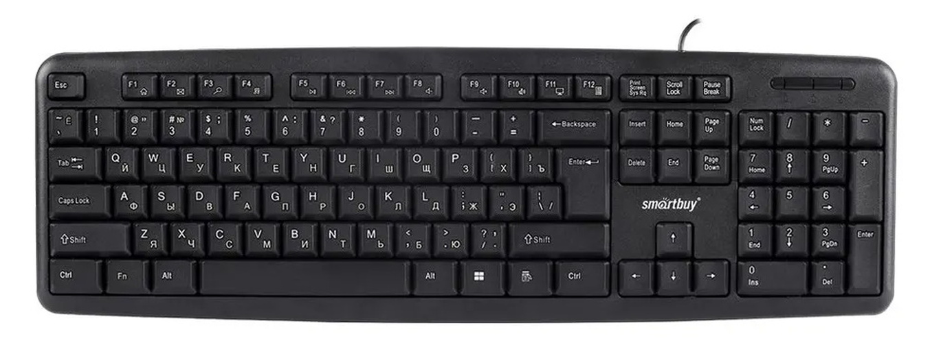 Клавиатура Smartbuy ONE SBK-210U-K проводная мультимедийная черный