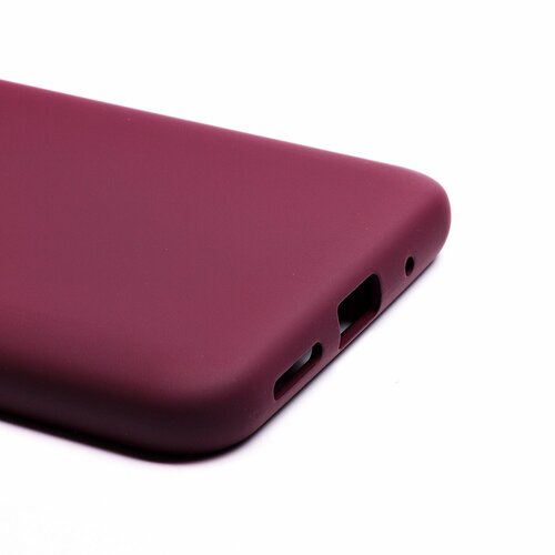 Накладка Xiaomi Poco C40 бордовый Silicone Case Full без лого - 4