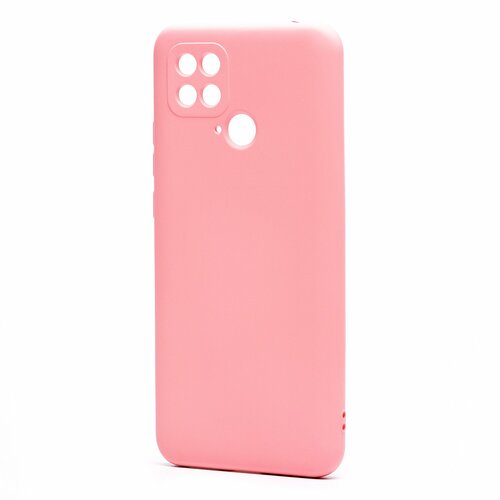 Накладка Xiaomi Poco C40 светло-розовый Silicone Case Full без лого - 2