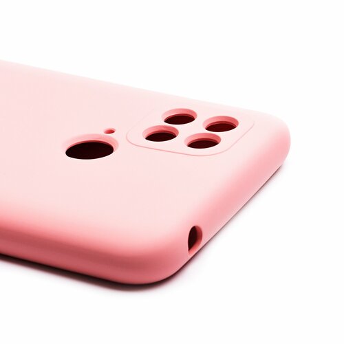 Накладка Xiaomi Poco C40 светло-розовый Silicone Case Full без лого - 3