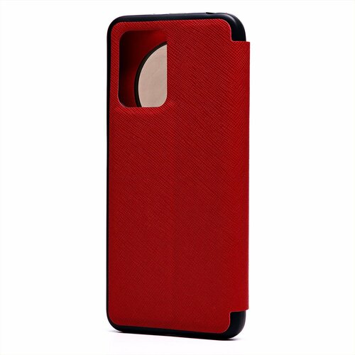 Чехол-книжка Xiaomi Poco X4 GT/Redmi Note 11T Pro красный горизонтальный с окном Book Cover - 4