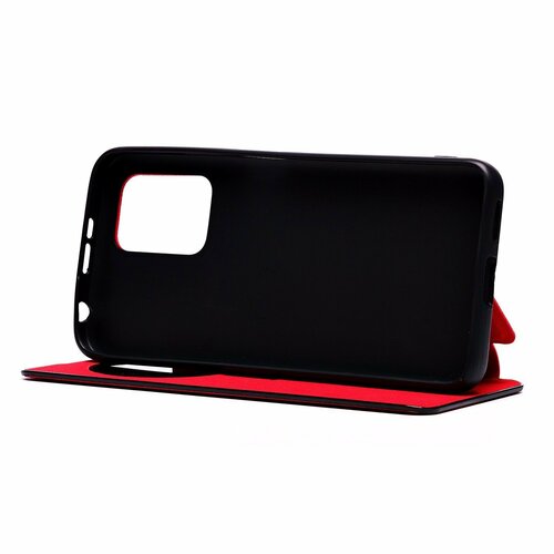 Чехол-книжка Xiaomi Poco X4 GT/Redmi Note 11T Pro красный горизонтальный с окном Book Cover - 6