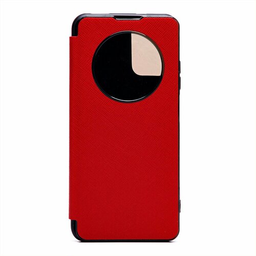 Чехол-книжка Xiaomi Poco X4 GT/Redmi Note 11T Pro красный горизонтальный с окном Book Cover