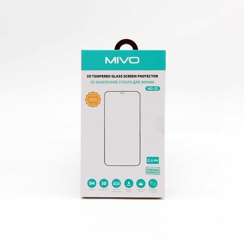 Защитное стекло Apple iPhone 12/12 Pro черный 3D MIVO MO-20