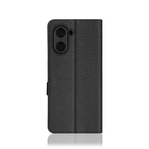 Чехол-книжка Realme C33 черный горизонтальный DF - 2