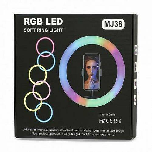 Селфи лампа 38 см RGB подсветка CXB-380