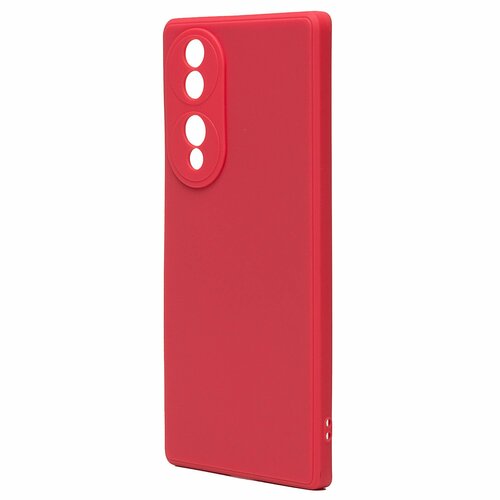 Накладка Huawei Honor 70 бордовый Silicone Case Full без лого - 2