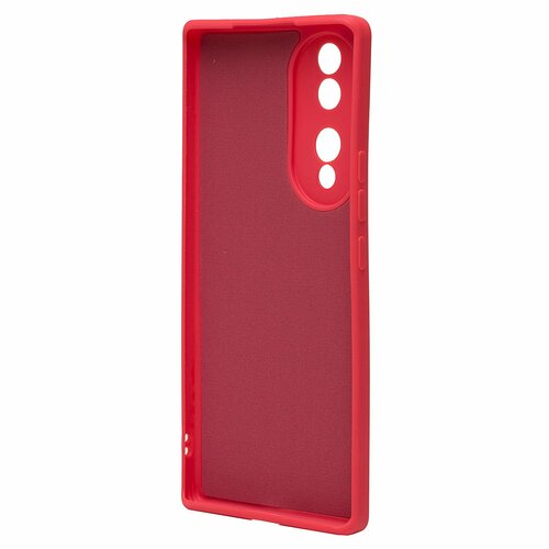 Накладка Huawei Honor 70 бордовый Silicone Case Full без лого - 3