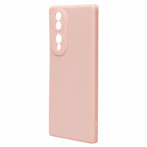 Накладка Huawei Honor 70 светло-розовый Silicone Case Full без лого - 2