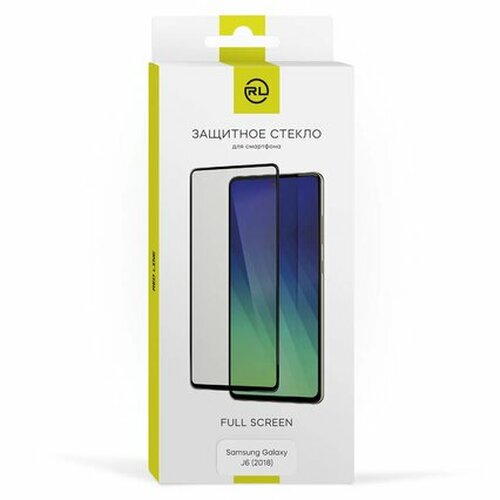 Защитное стекло Samsung J6 2018 черный FullGlue RedLine - 2