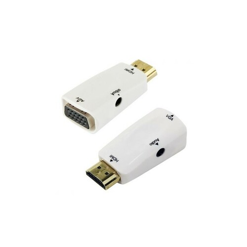 Адаптер HDMI - VGA + Audio No brand H06 белый