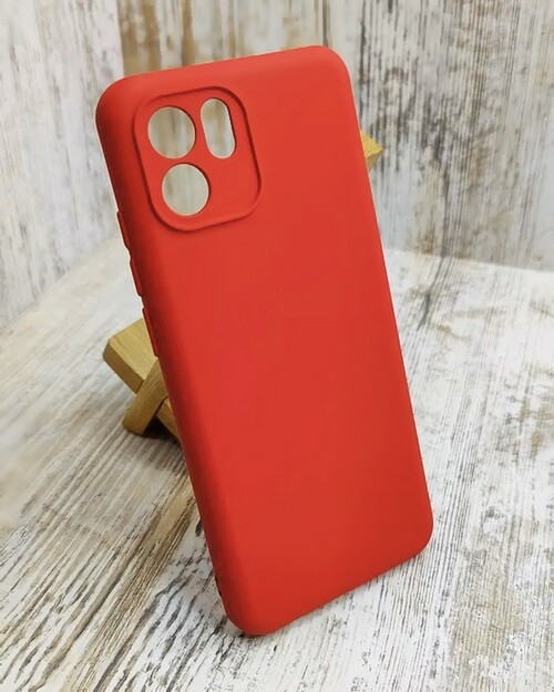 Накладка Xiaomi Redmi A1/A2 красный Silicone Case Full без лого