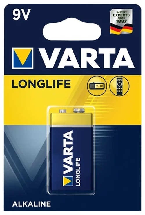 Батарейка VARTA LR6F22 BL1 щелочная крона 9V