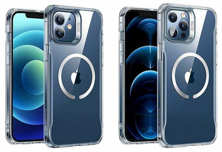 Накладка Apple iPhone 14 Pro Max прозрачный с защитой камеры силикон SafeMag