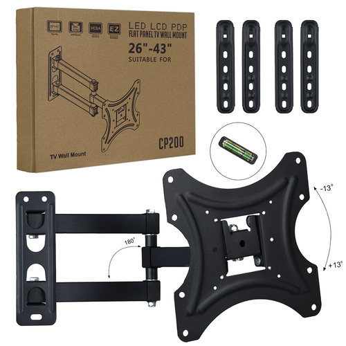 Кронштейн для ТВ CP200 настенный, наклонно-поворотный, 26