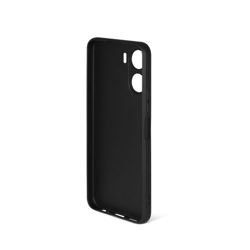 Накладка Vivo Y16 черный матовый силикон DF Однотонный - 2