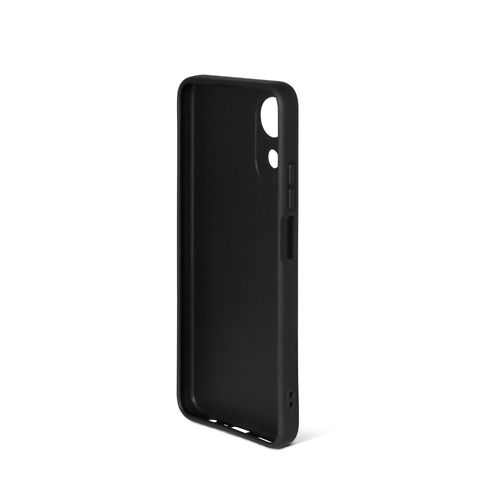 Накладка Oppo A17K черный матовый силикон DF Однотонный - 2