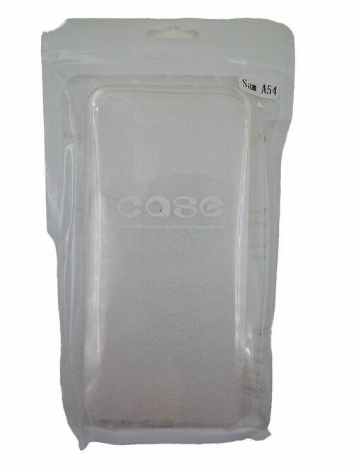 Накладка Samsung A54 прозрачный 1мм силикон