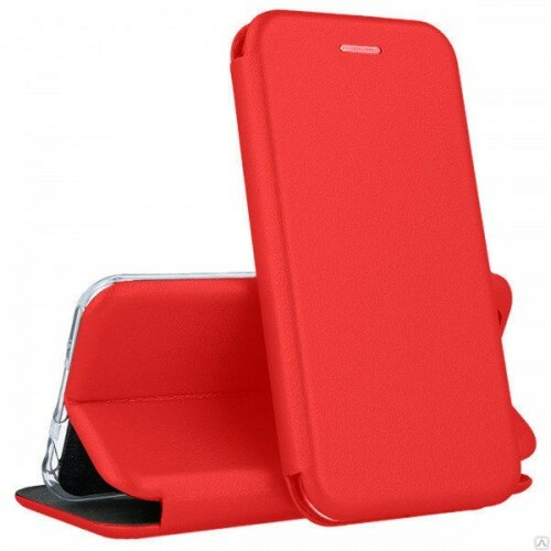 Чехол-книжка Tecno Pova 3 красный горизонтальный Fashion Case - 3