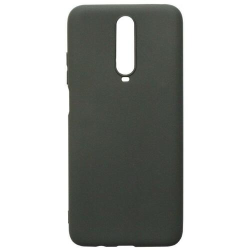 Накладка Xiaomi Poco X2/Redmi K30 черный матовый 1мм силикон Однотонный