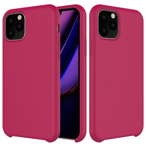 Накладка Apple iPhone 13 малиновый Silicone Case без лого