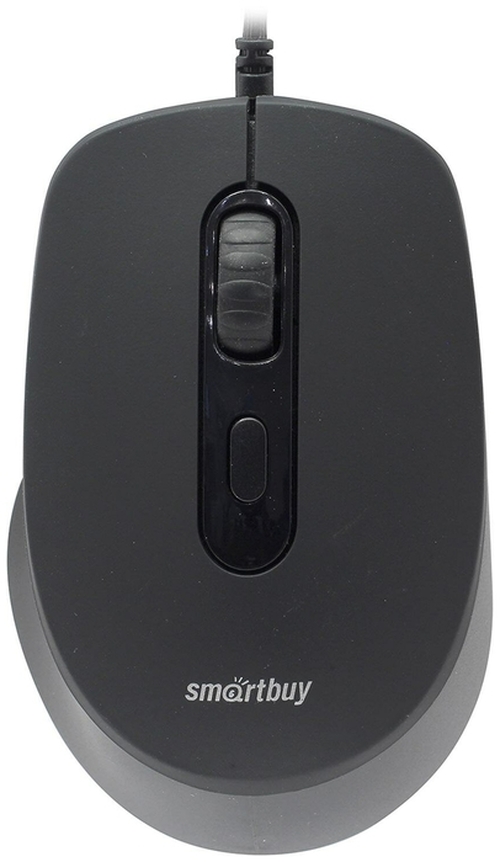 Мышь Smartbuy ONE SBM-265-K проводная оптическая 2400 dpi черный бесшумные кнопки