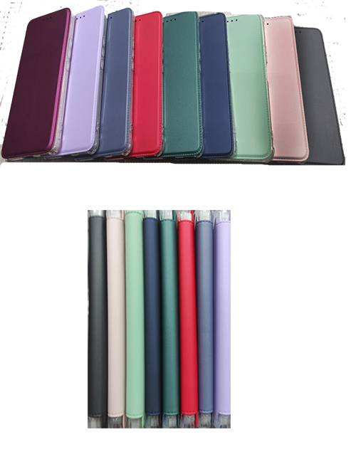 Чехол-книжка Realme C30/Narzo 50i Prime бордовый горизонтальный с защитой камеры Fashion Case - 2