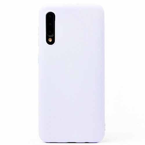 Накладка Samsung A30s/A50/A50s сиреневый Silicone Case Full без лого