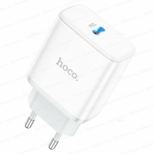 Сетевое зарядное устройство HOCO C104A USB Type-C белый 20W